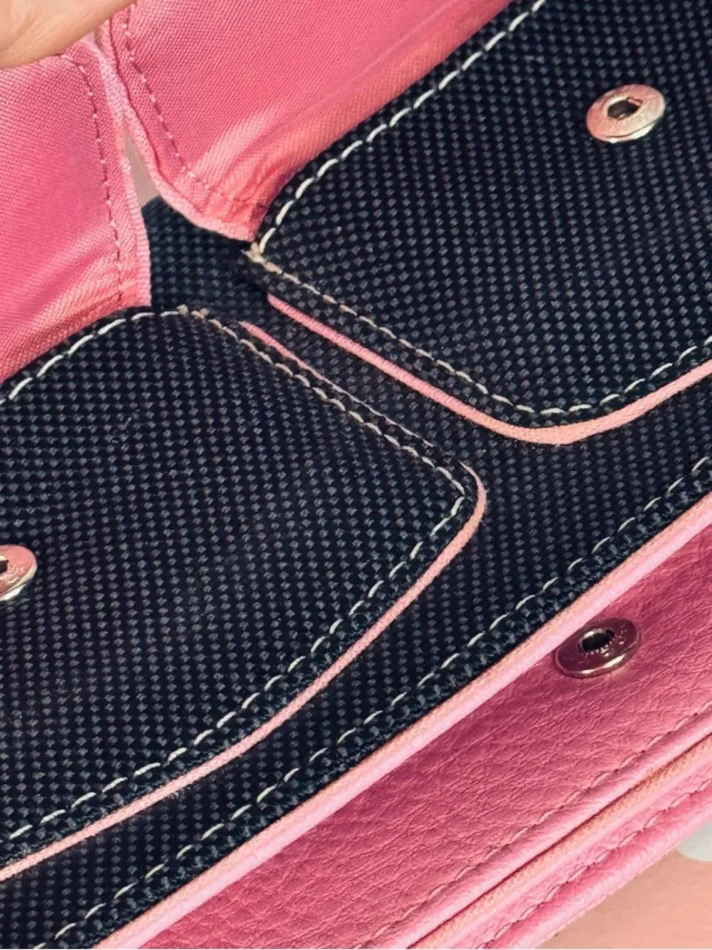 Tommy Hilfiger Black and Pink Women’s Wristlet Wallet